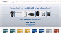 Desktop Screenshot of ecxcard.com.br