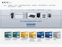 Tablet Screenshot of ecxcard.com.br